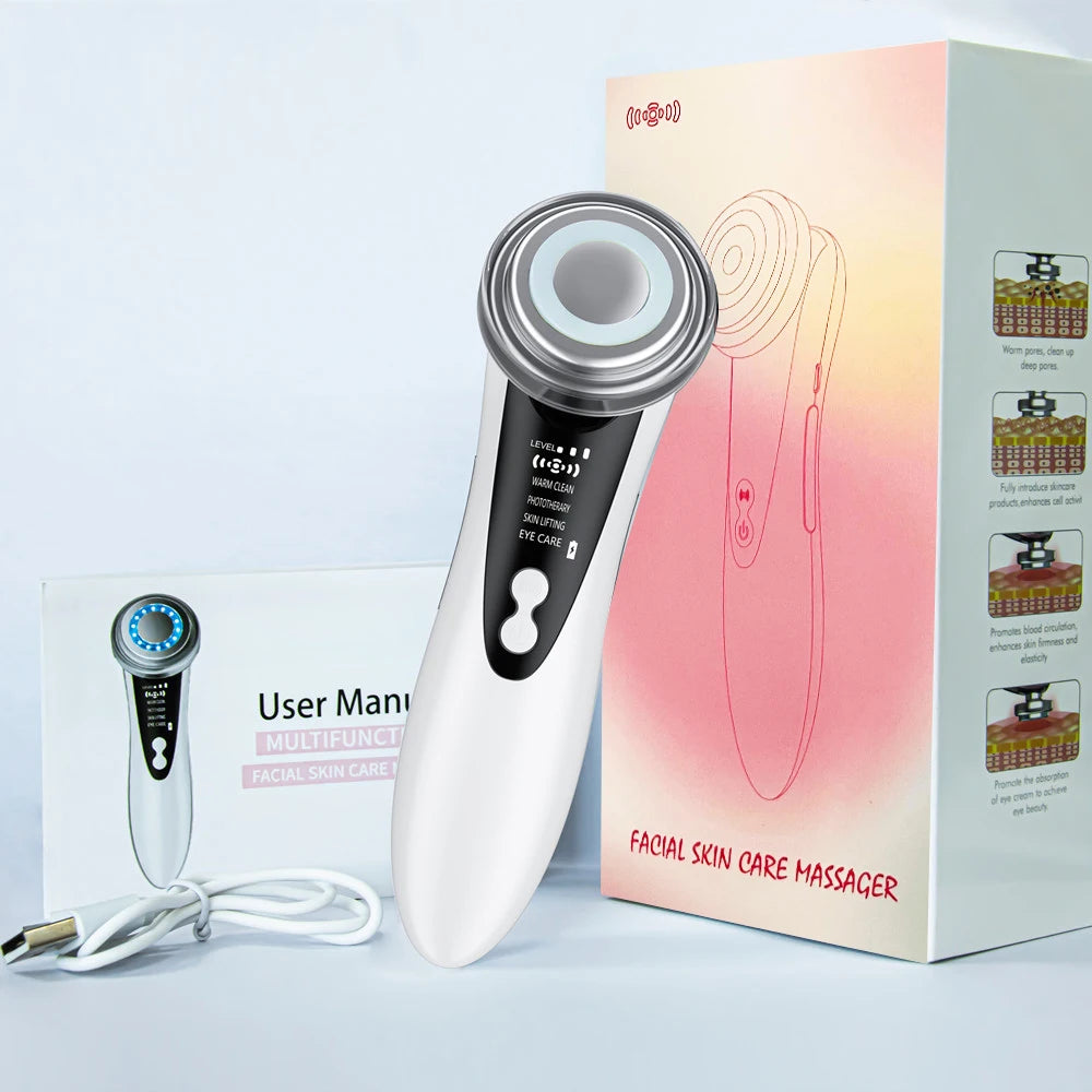 Face Lift Beauty Device LED Red Blue Light