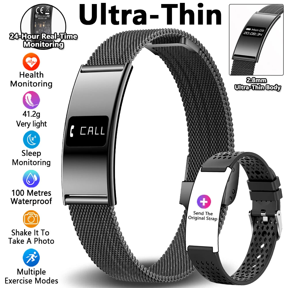 Men Women Smart Bracelet Heart Rate