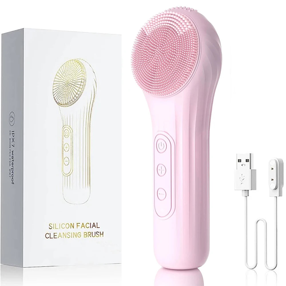 Facial Cleansing Brush Rechargeable Scrubber
