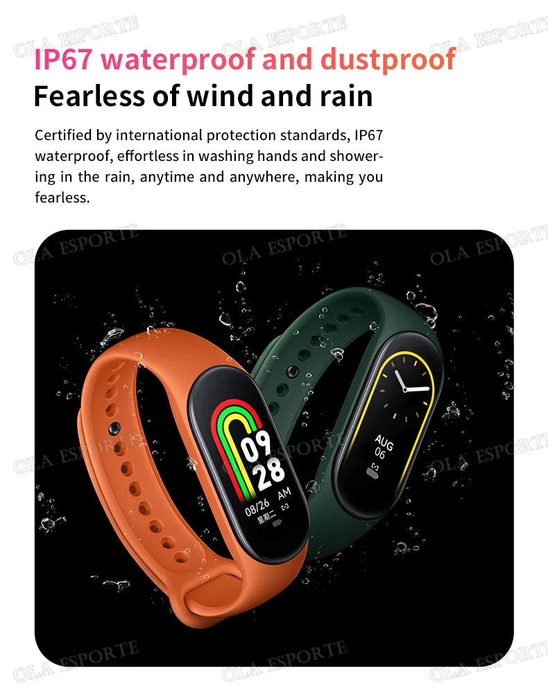 Sports Smart Watch Music Control Fitness Calorie Track Bracelet