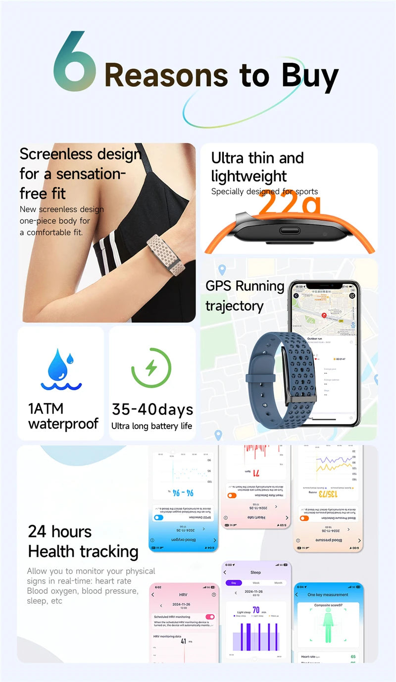 Smart Watch Heart Rate Sleep Smartwatch Waterproof Bracelet Sport Fitness Tracker