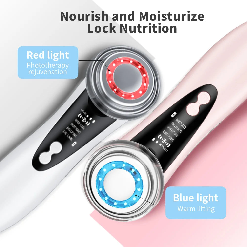 Face Lift Beauty Device LED Red Blue Light