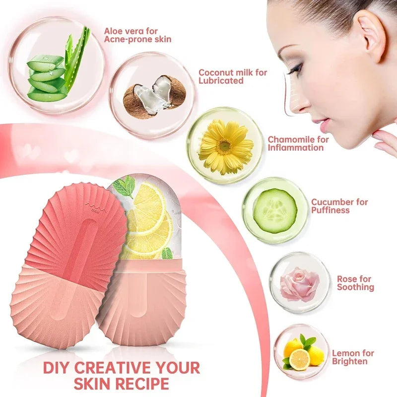 Ice Face Roller Ice Cube Beauty Massage
