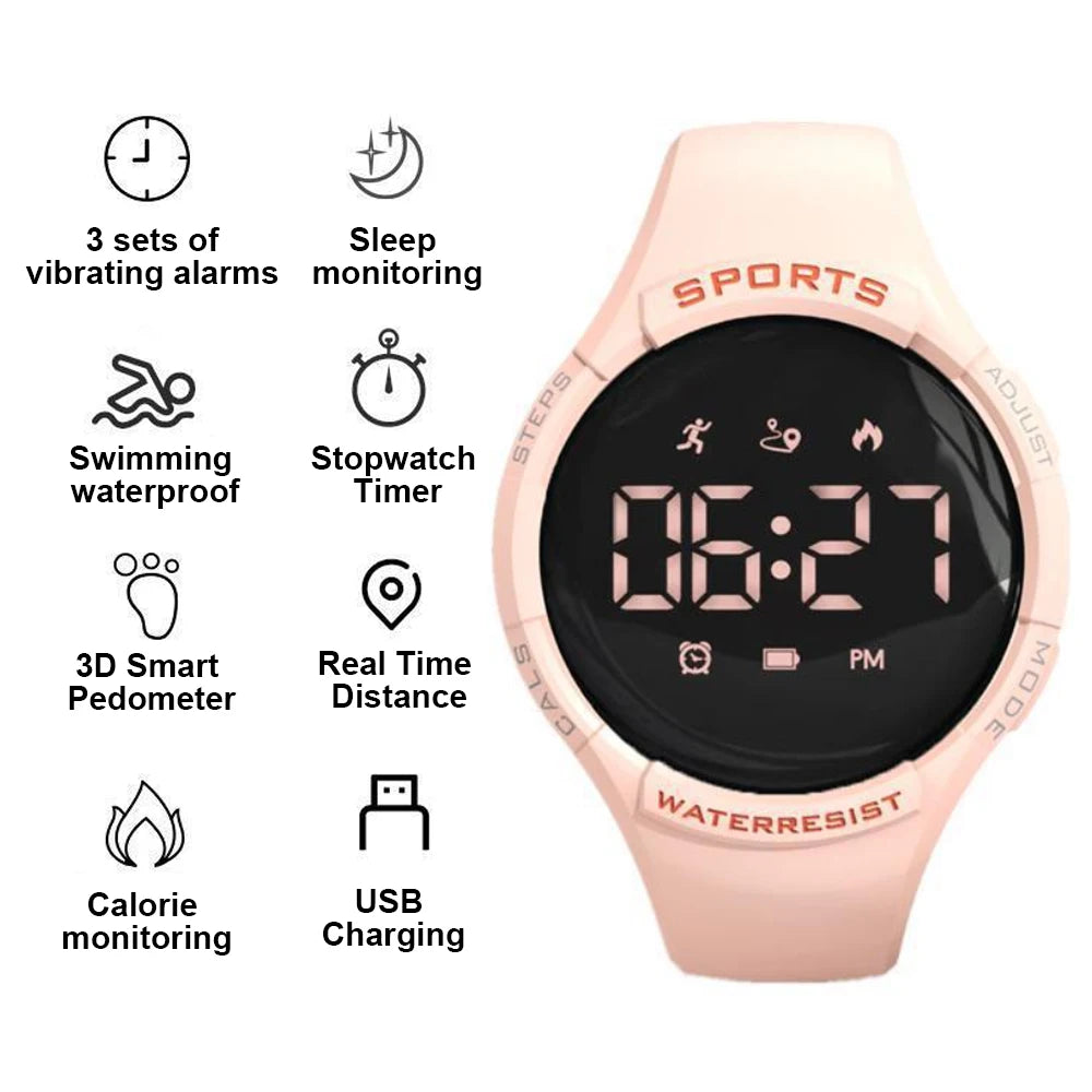 LED Smart Bracelet Multifunctional Fitness Wristband Sport Bracelet