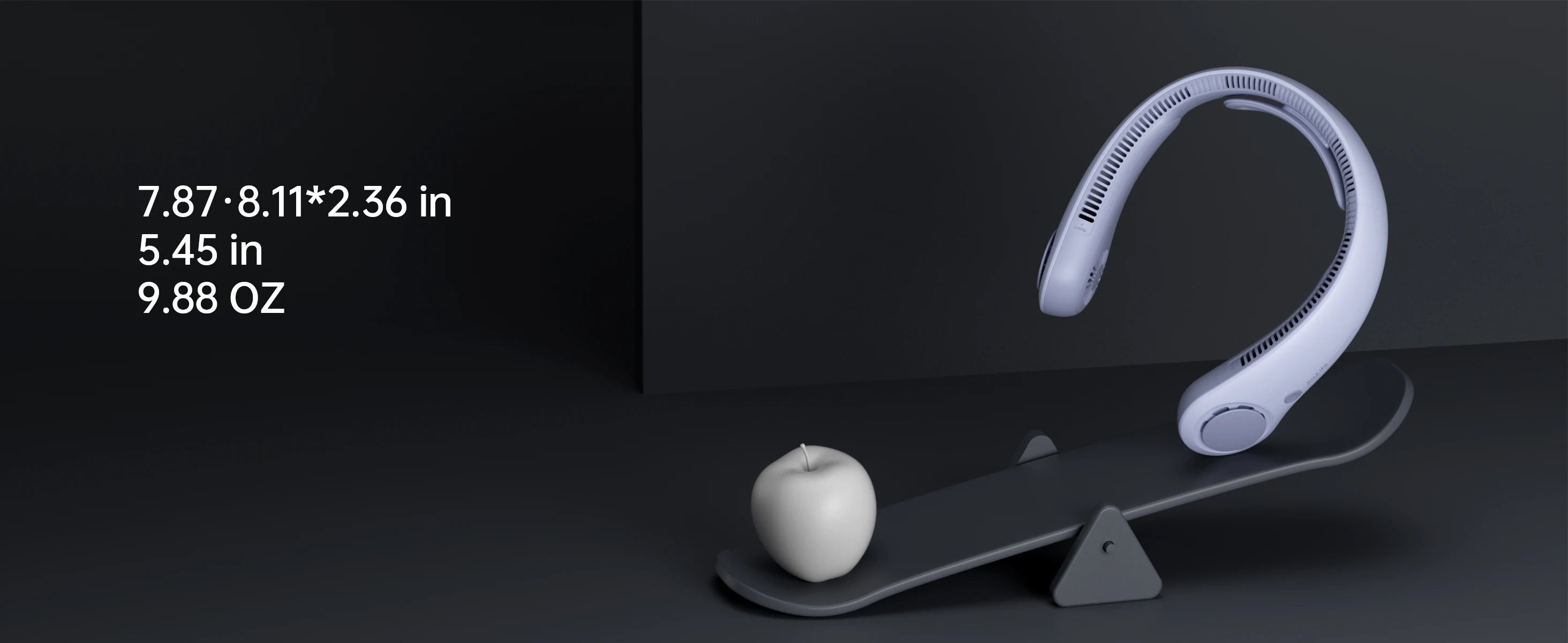 Portable Neck Fan, 5000mAh Battery,