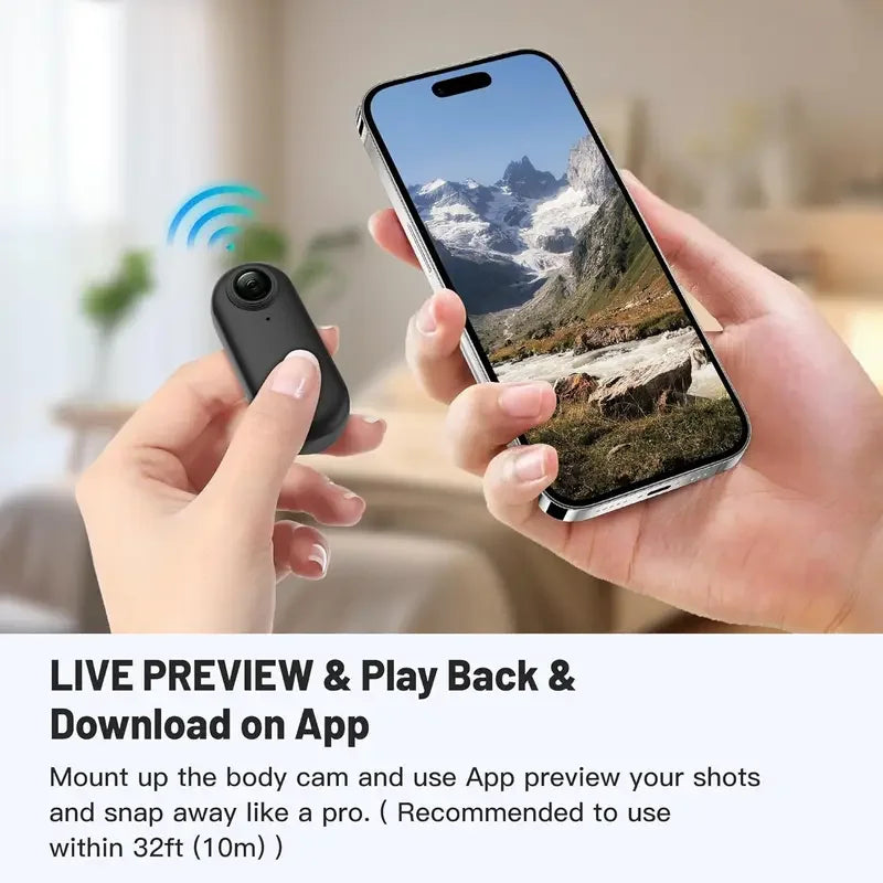 Mini Body Camera Helmet Handlebar Motorcycle Road Sport Cam