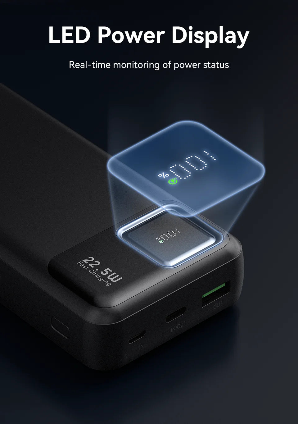 20000mAh Power Bank Portable External Battery 22.5W Fast Charging Portable Charger