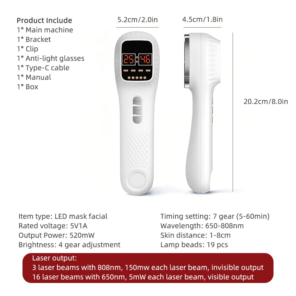 Electric LED Laser, Face Body Beauty Device