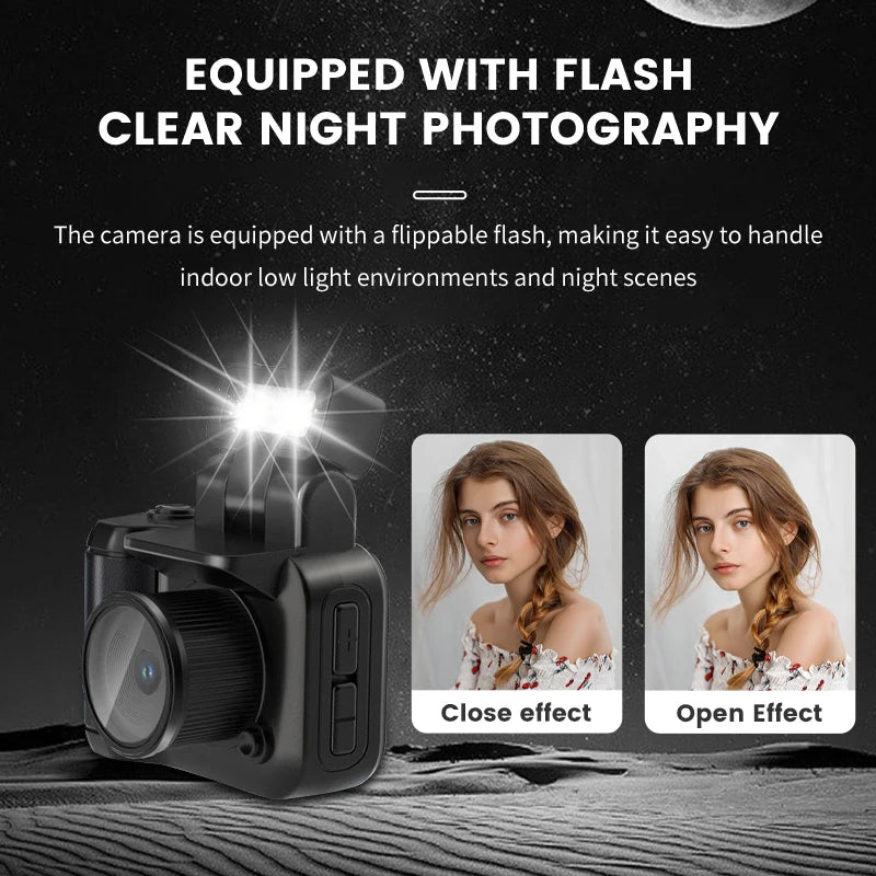 Mini Camera With Screen HD 1080P Portable