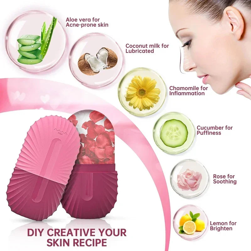 Ice Face Roller Ice Cube Beauty Massage