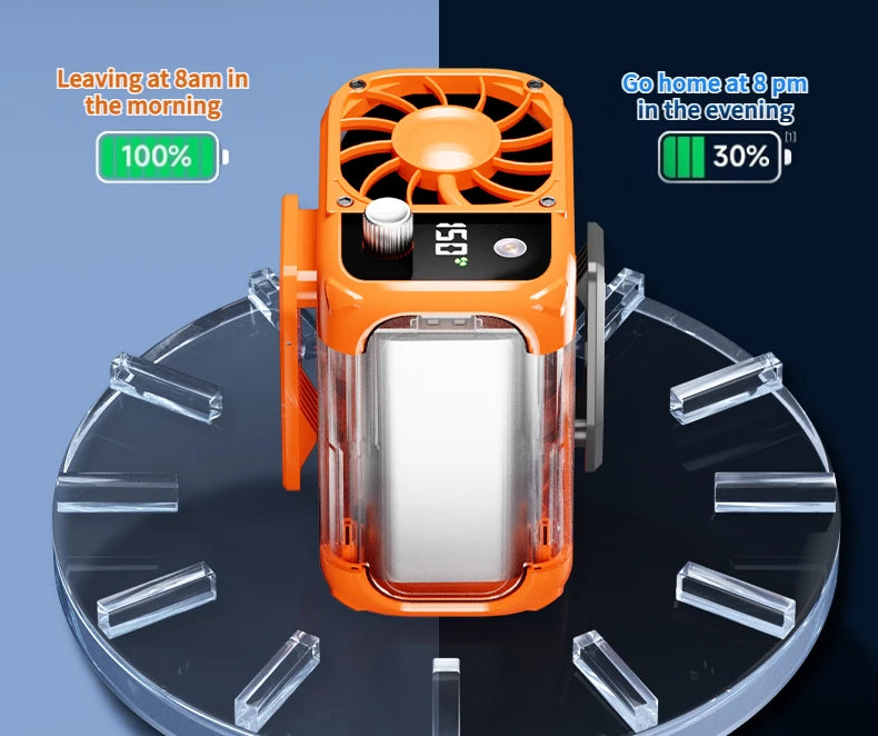 Mini high-speed waist fan,