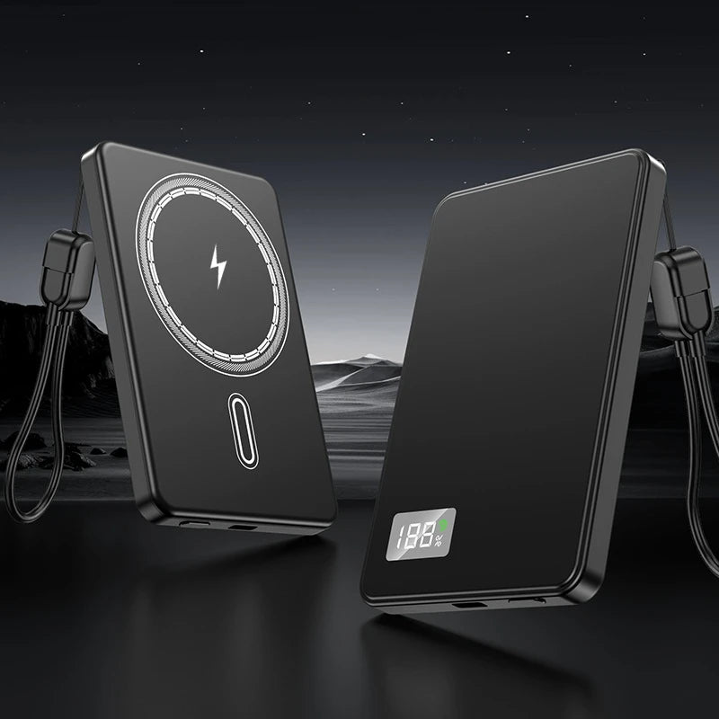 20000mAh Thin Portable Magnetic Wireless Power Bank