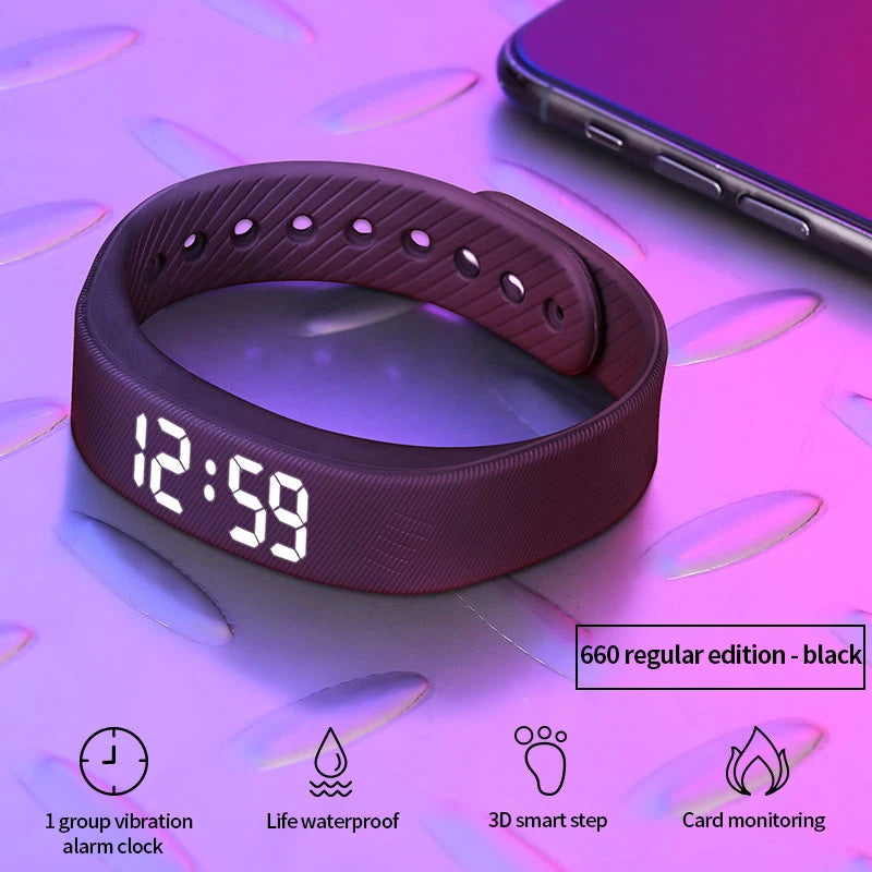 Smart Multifunctional Wristband Fitness Bracelet IP65 Waterproof Sports
