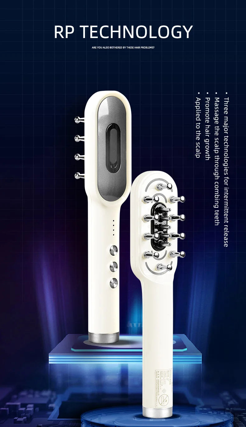 Electric Massage Comb Hair Growth Applicator Anti-Hair Loss Treatment