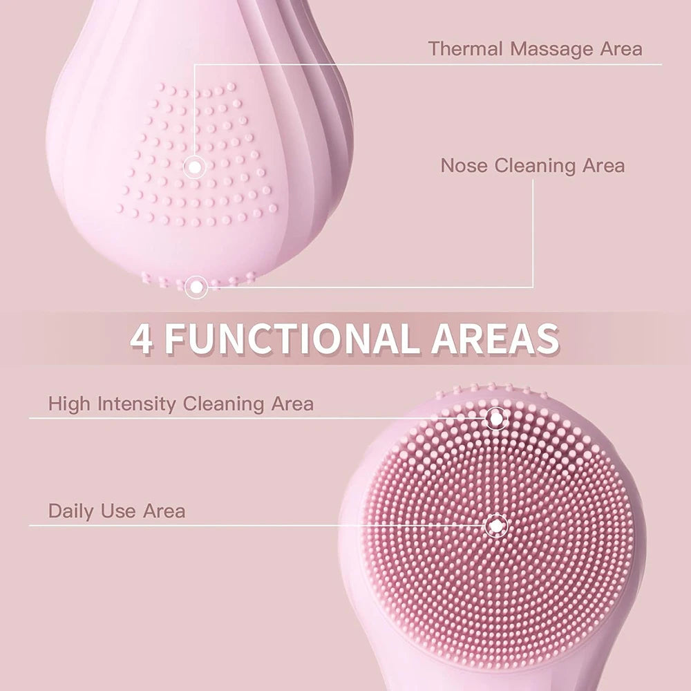 Facial Cleansing Brush Rechargeable Scrubber