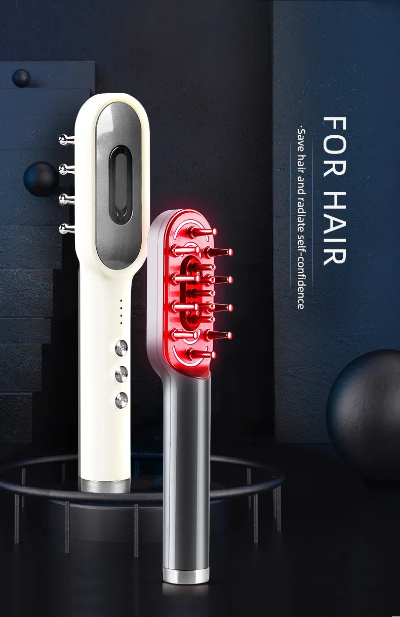 Electric Massage Comb Hair Growth Applicator Anti-Hair Loss Treatment
