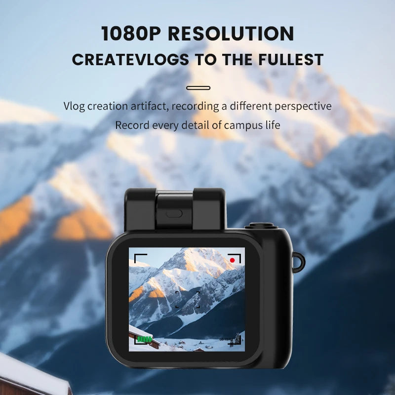 Mini Camera With Screen HD 1080P Portable