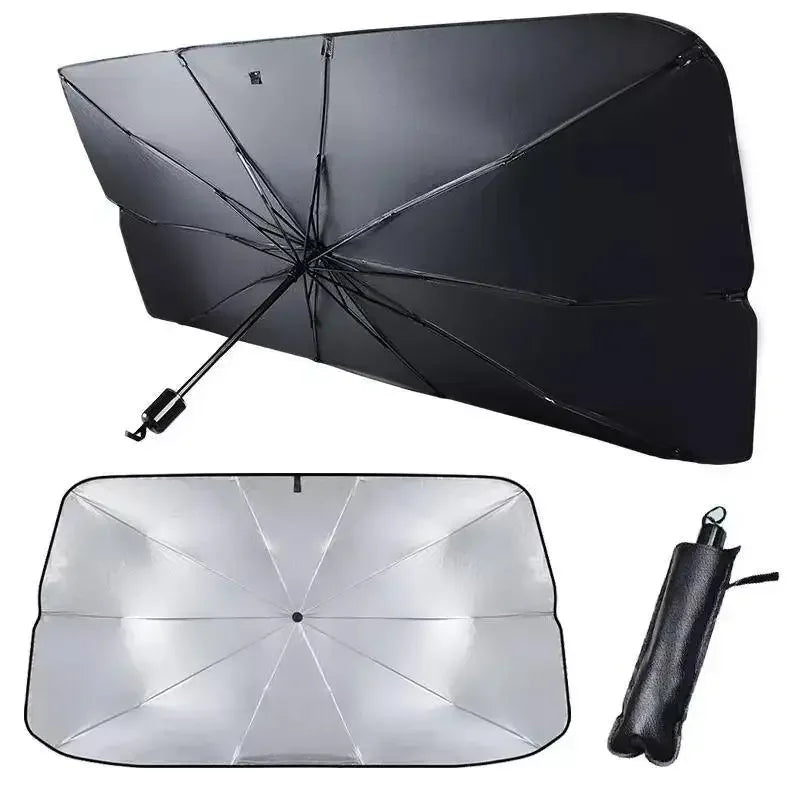 Car Windshield Sun Shade, Foldable Umbrella Sunshade/Cover