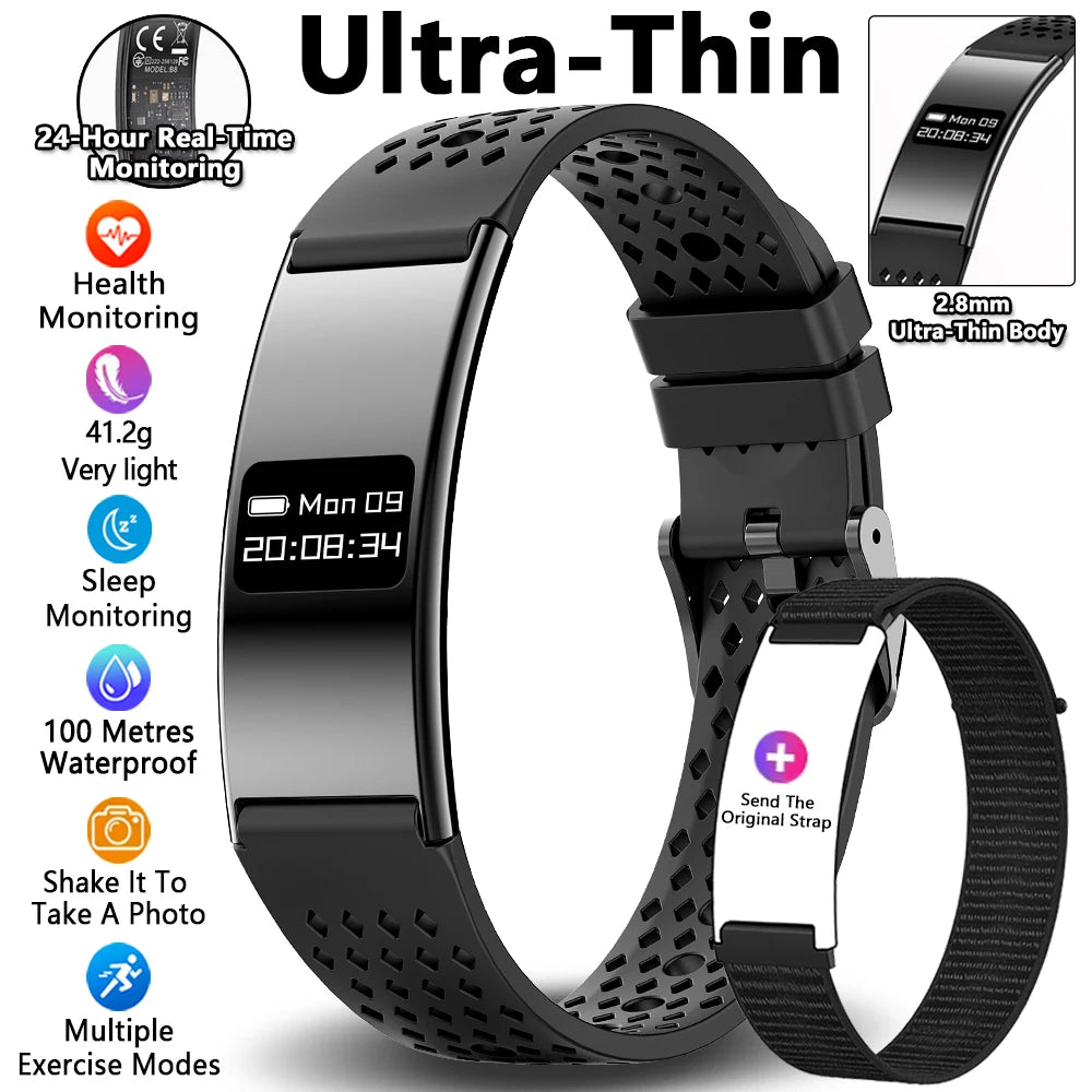 Men Women Smart Bracelet Heart Rate