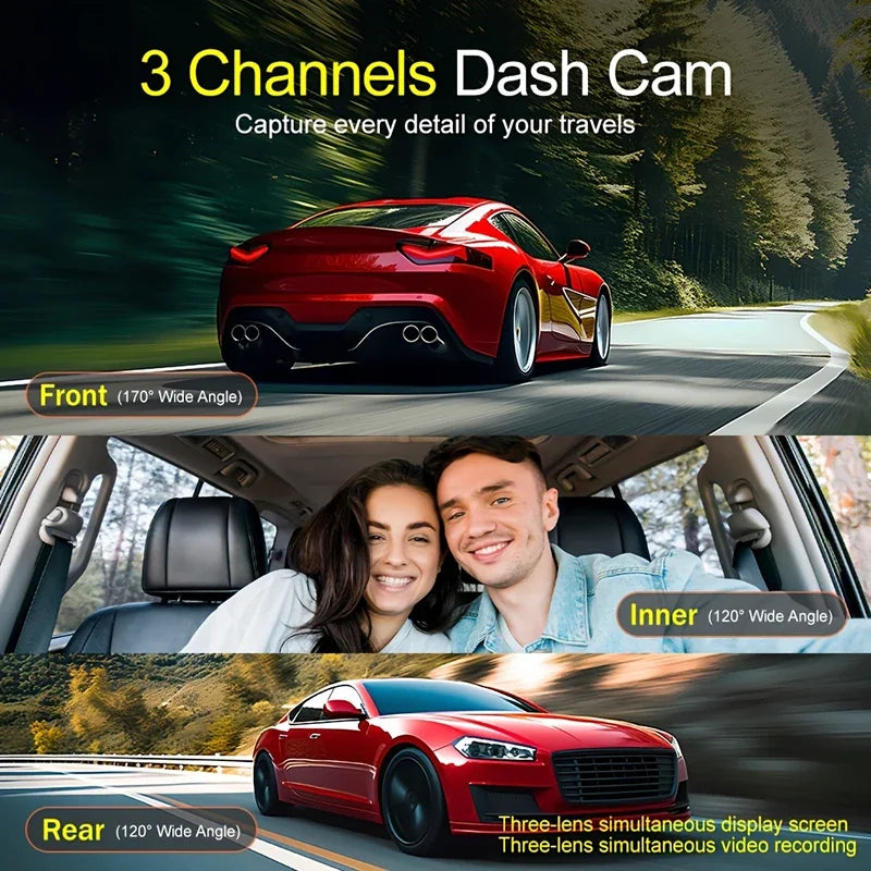HD 1080P Video Front Built-in and Rear Camera W/IR Night Vision car accessories
