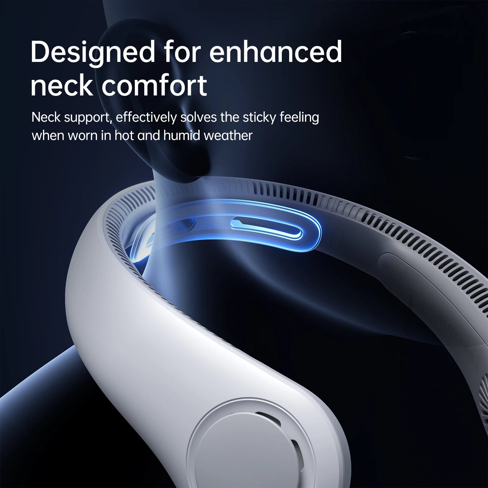 Portable Neck Fan, 5000mAh Battery,