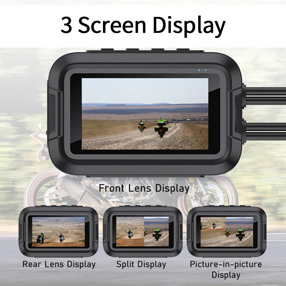 Motorcycle DVR Full Body Waterproof Moto Camera