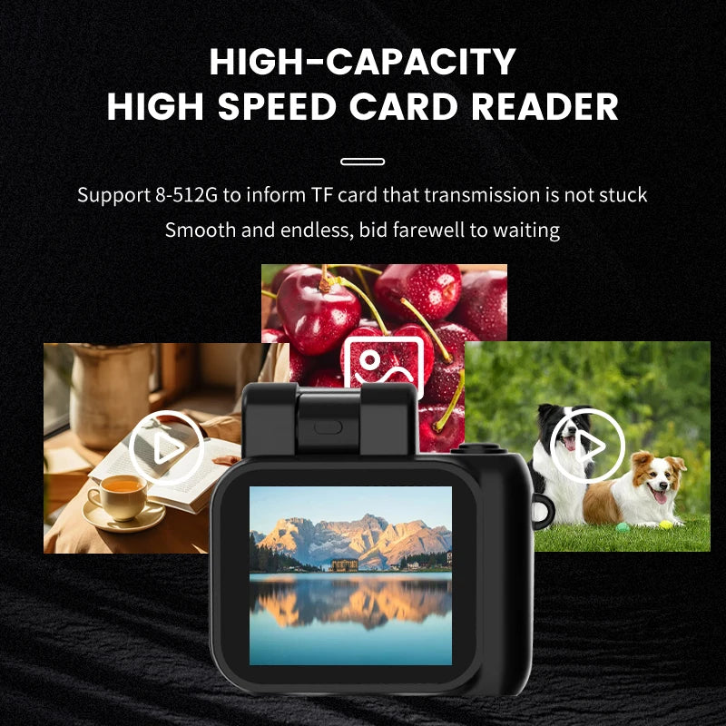 Mini Camera With Screen HD 1080P Portable