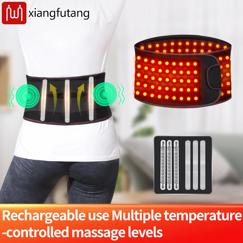 Therapy Belt -3-Gear Heat & Vibration, Relieves Lower Back Pain
