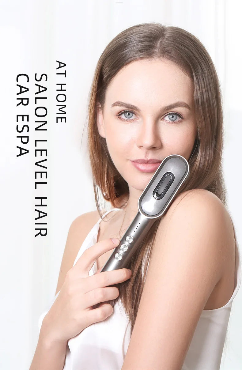 Electric Massage Comb Hair Growth Applicator Anti-Hair Loss Treatment