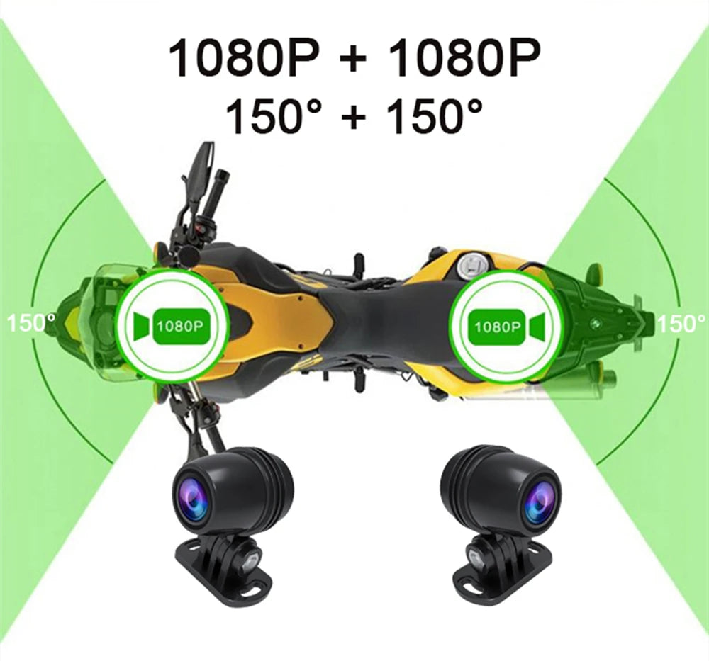 Motorcycle DVR Full Body Waterproof Moto Camera