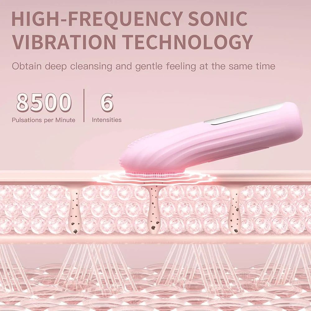 Facial Cleansing Brush Rechargeable Scrubber