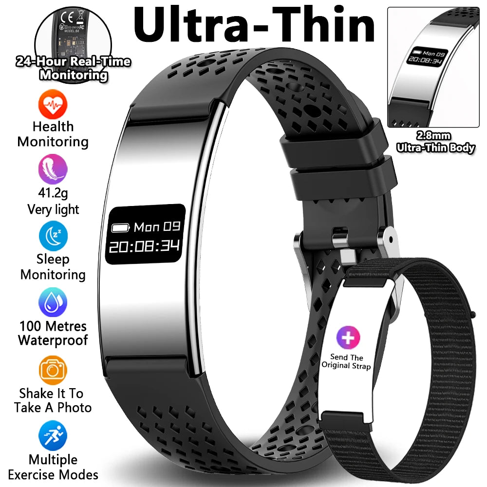 Men Women Smart Bracelet Heart Rate