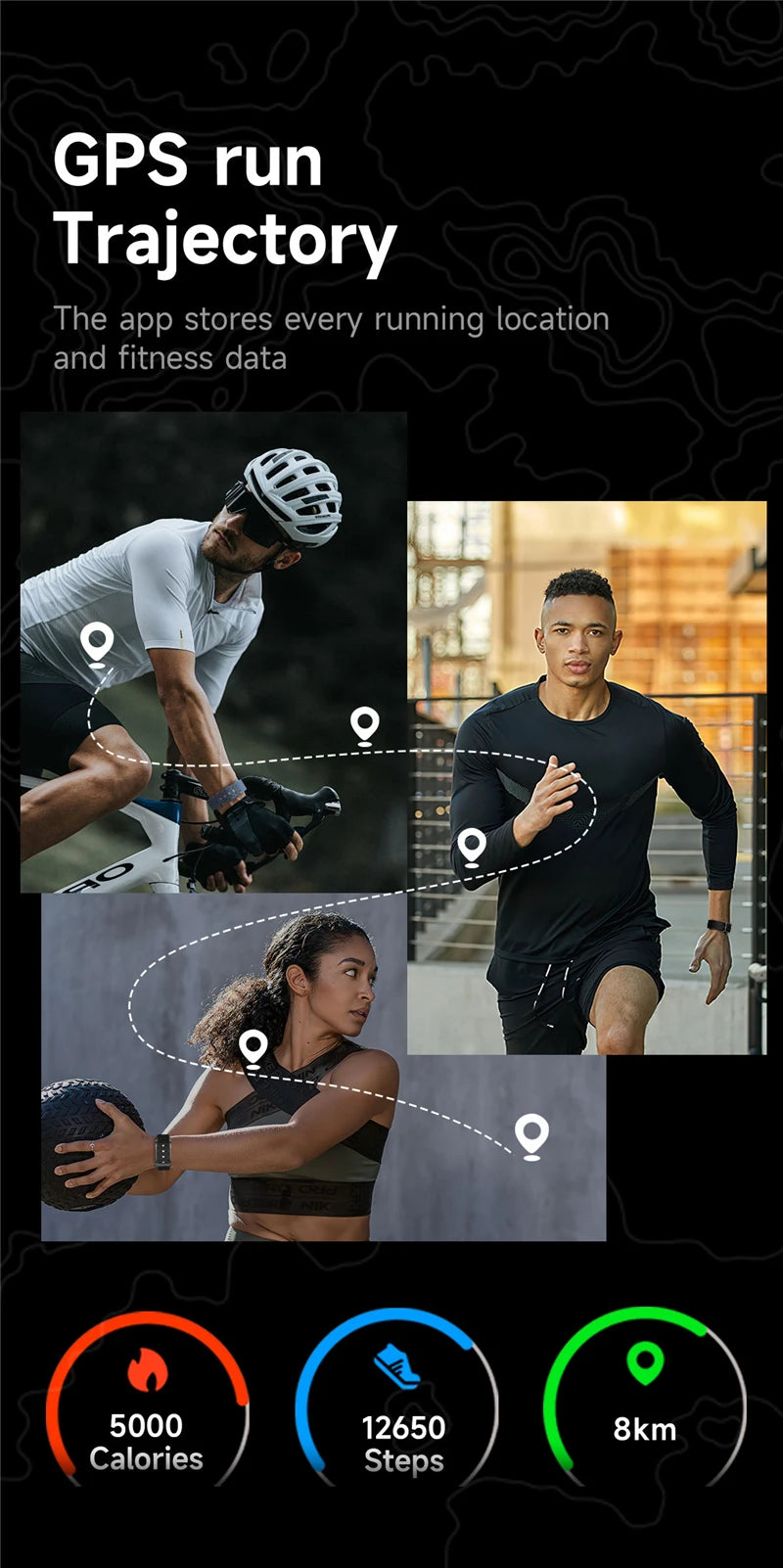 Smart Watch Heart Rate Sleep Smartwatch Waterproof Bracelet Sport Fitness Tracker