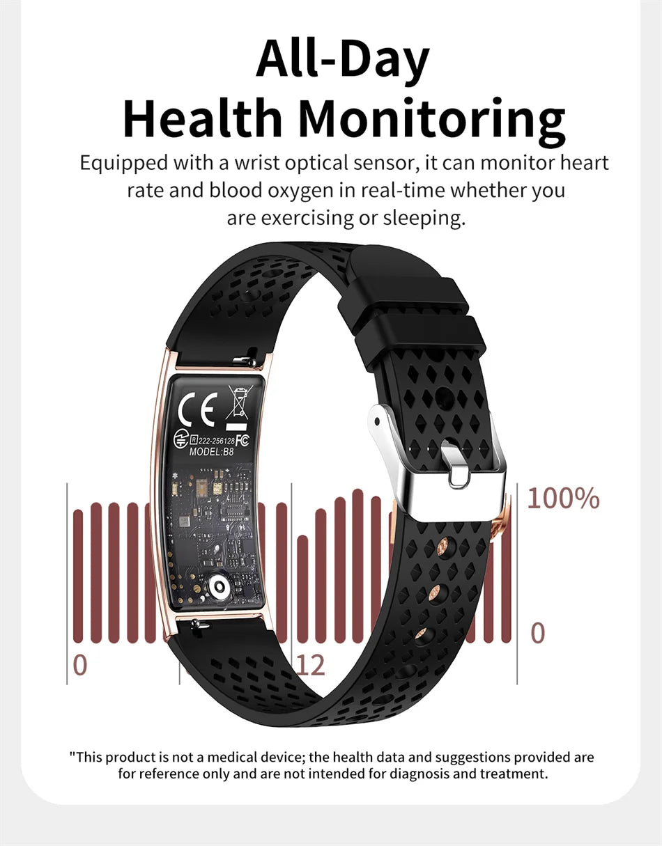 Men Women Smart Bracelet Heart Rate