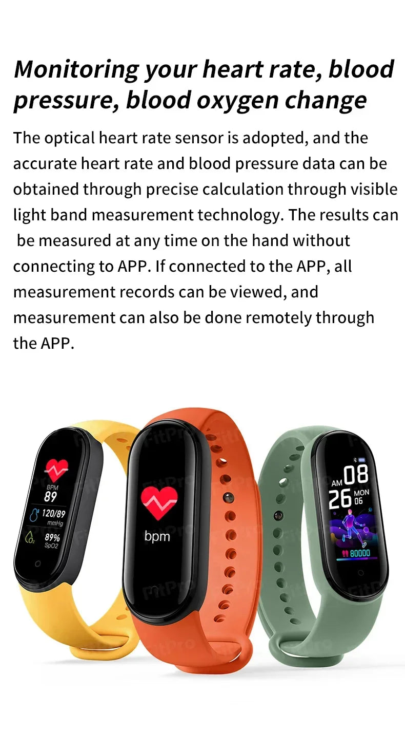 New M5 Smart Watch Digital Men Women Bluetooth Fitness Tracker Watch Sport Heart Rate Blood Pressure for Android iOS Smart watch