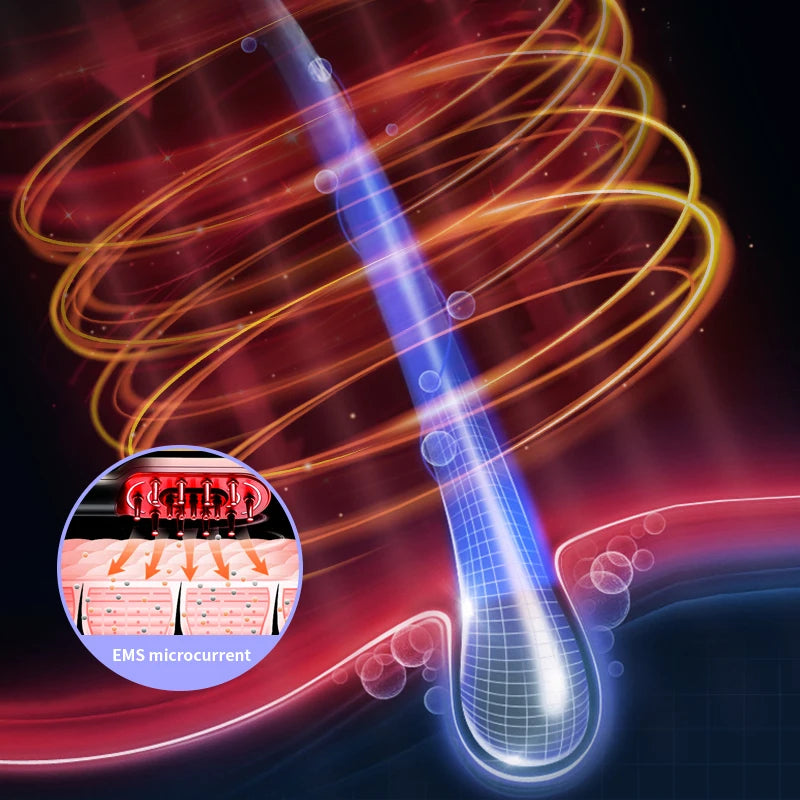 Electric Massage Comb Hair Growth Applicator Anti-Hair Loss Treatment