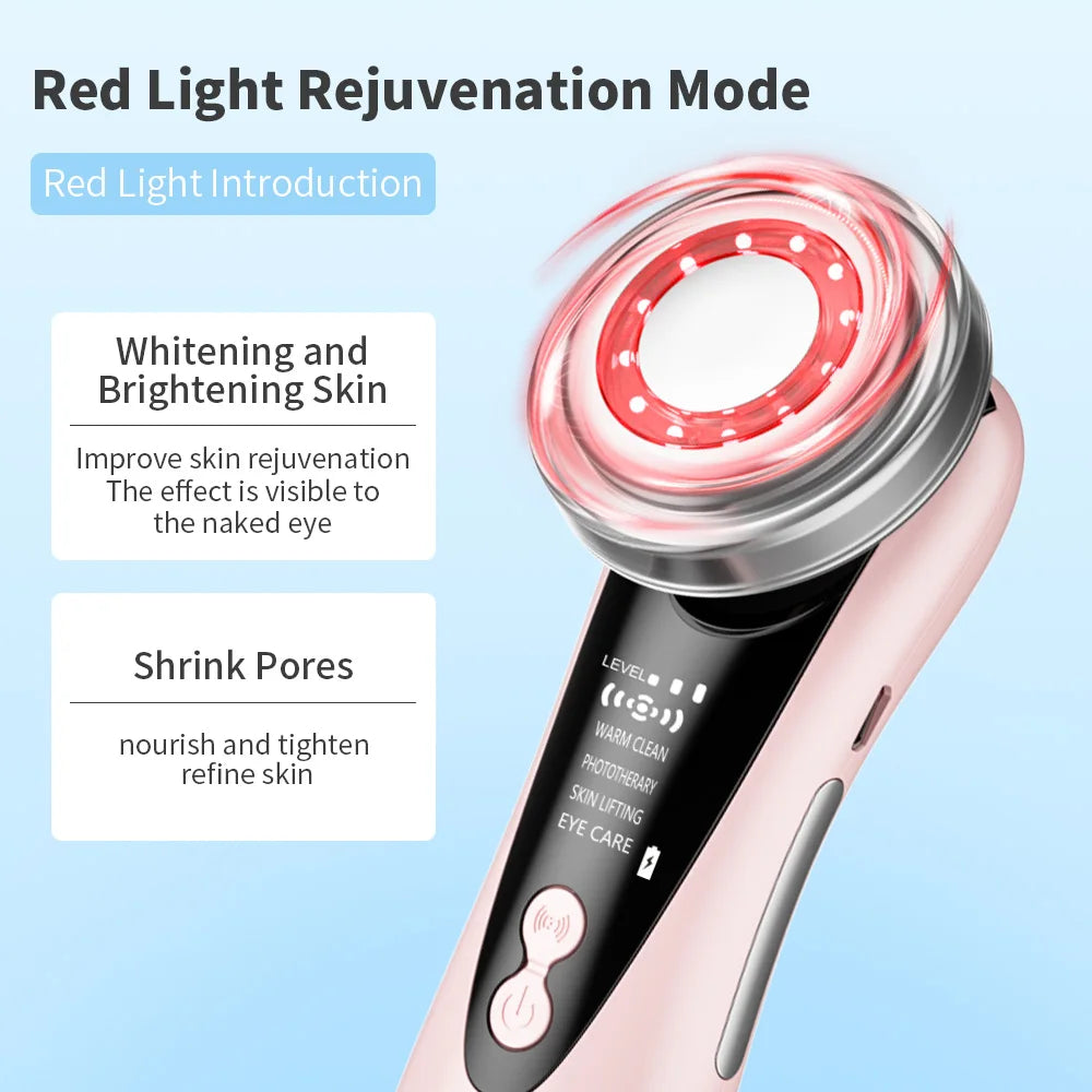 Face Lift Beauty Device LED Red Blue Light