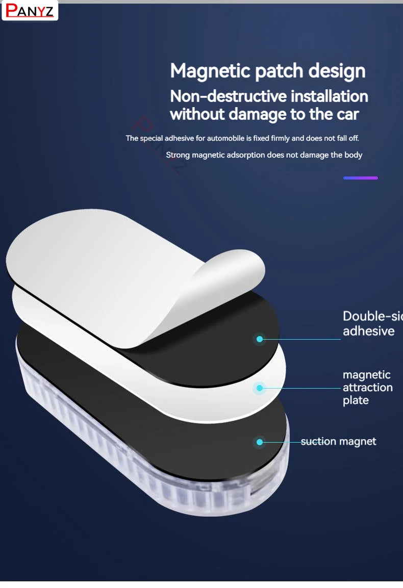 New Car Wireless Touch Lights With Magnet USB Rechargeable