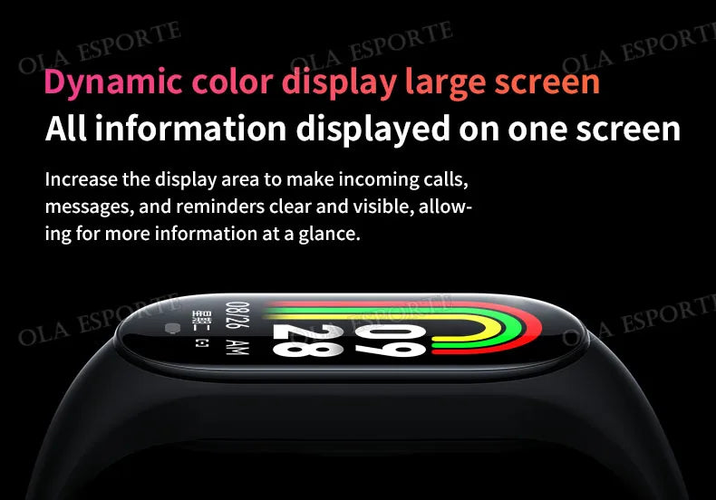 Sports Smart Watch Music Control Fitness Calorie Track Bracelet
