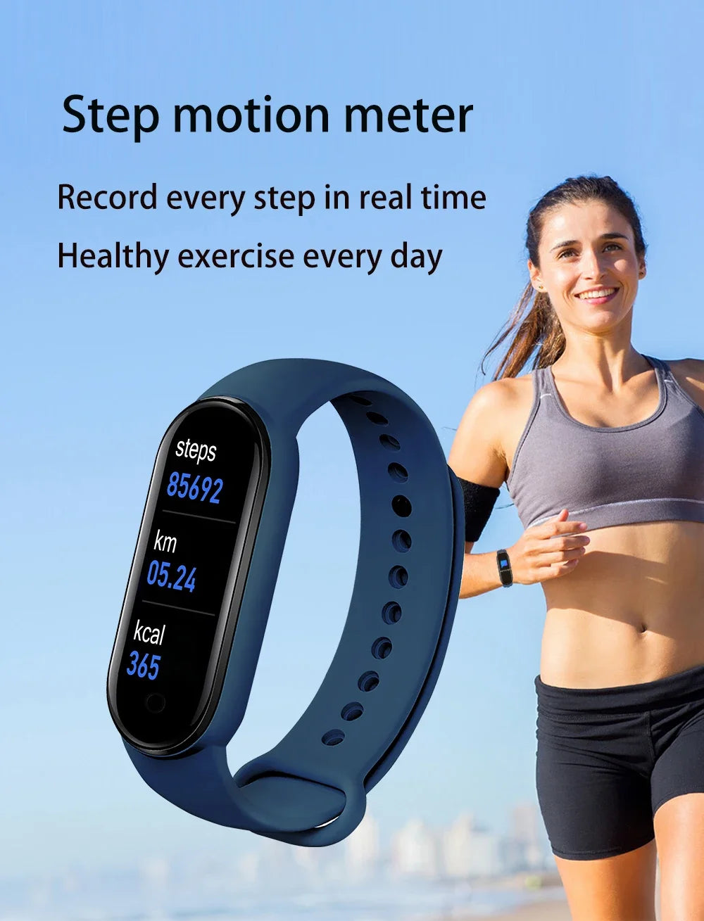 Smart Band Watch Silicone Heart Rate Smart Band