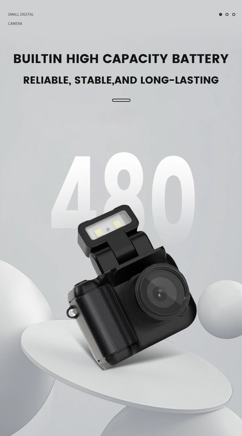 Mini Camera With Screen HD 1080P Portable