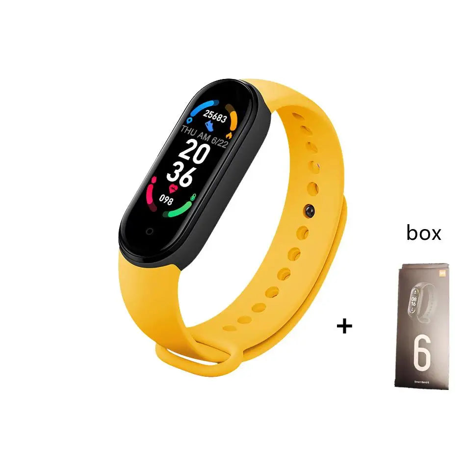 M6 Smartwatch Heart Rate Blood Pressure Monitoring