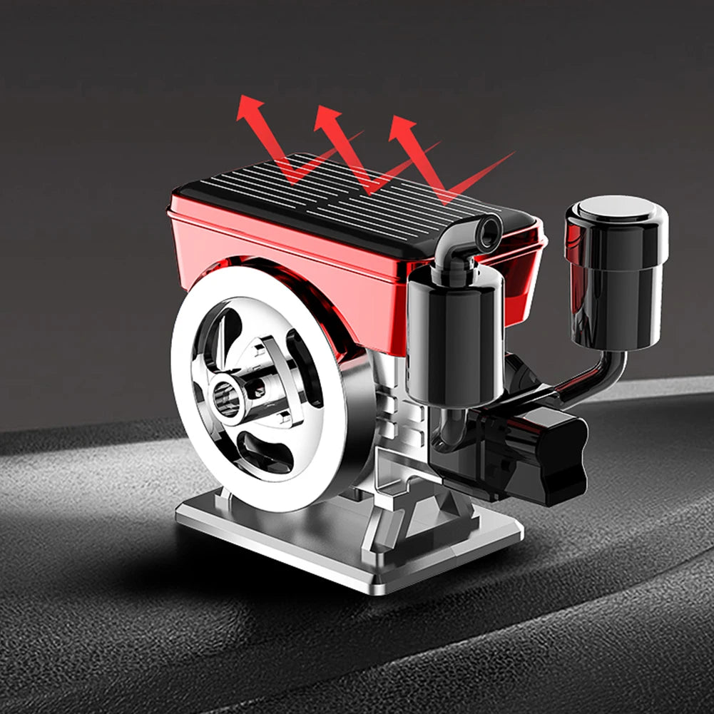 Car Diffuser Solar Powered Rotating Car Purifier