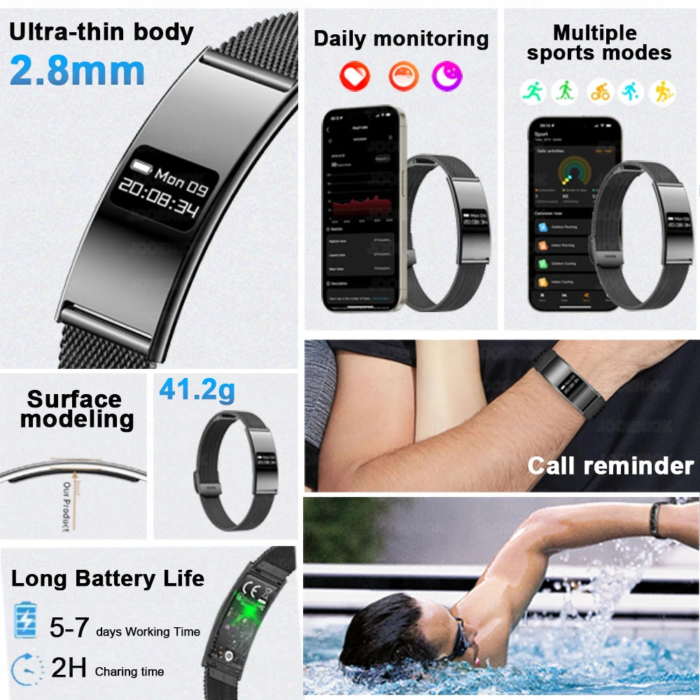 Men Women Smart Bracelet Heart Rate