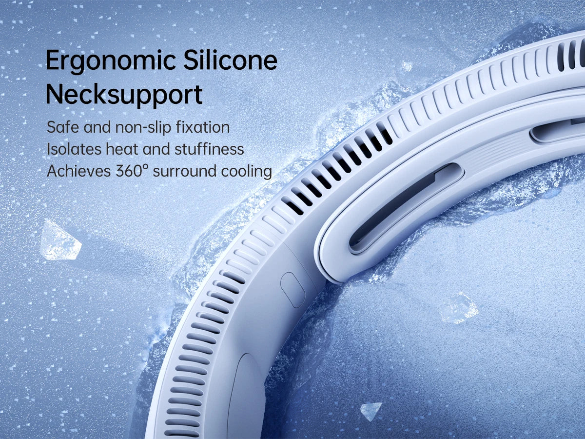 Portable Neck Fan, 5000mAh Battery,