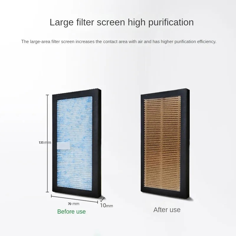 Solar Air Purifier Car USB Rechargeable