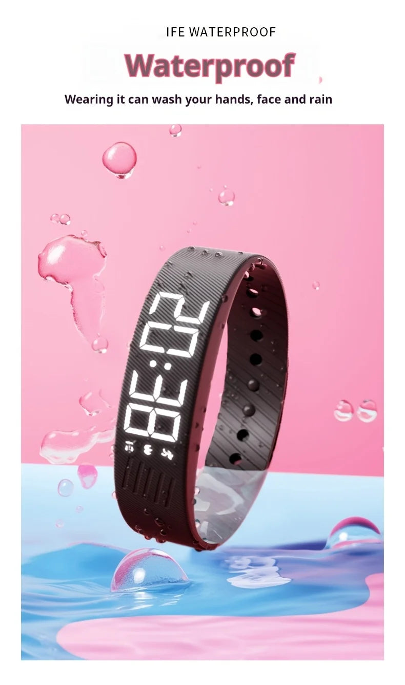 Smart Watch Pedometer Fitness Bracelet Step Count Multi Sport Mode