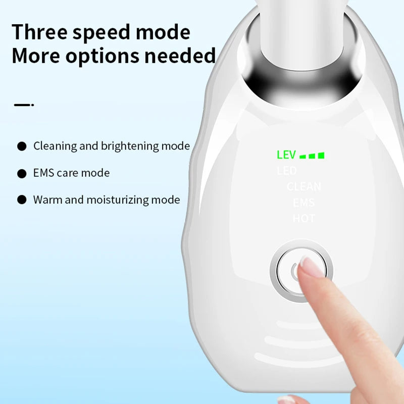 Electric Wrinkle Remover LED Photon Face Neck Beauty Device