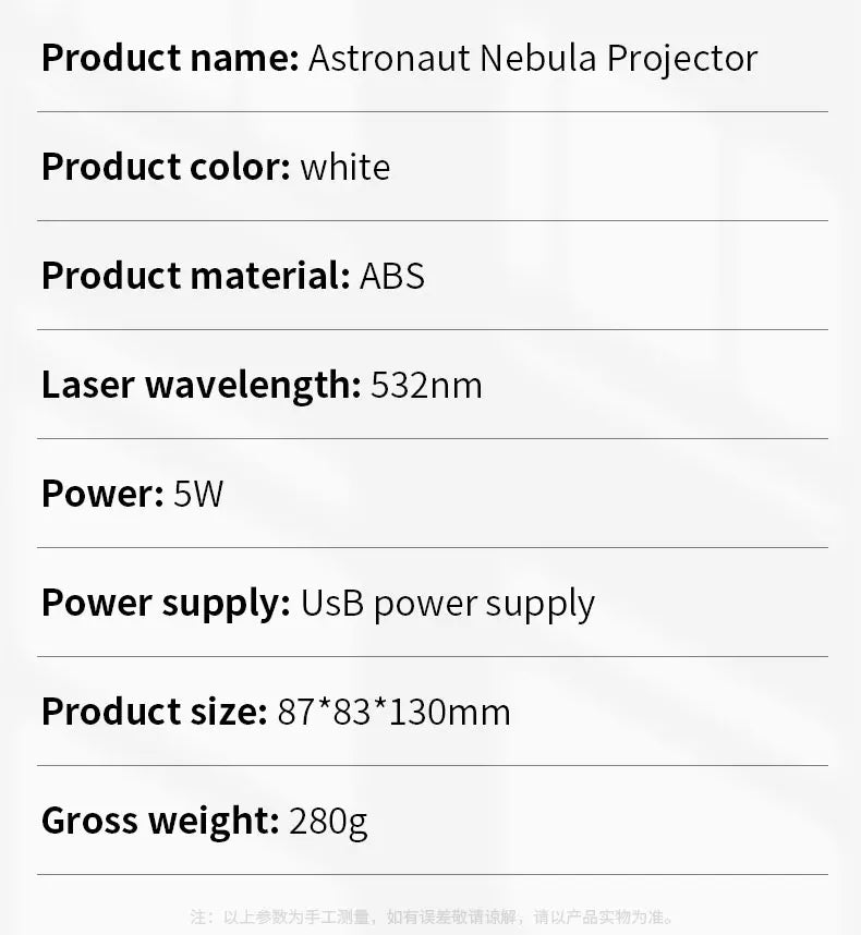 LED Star Galaxies Projector Night Light
