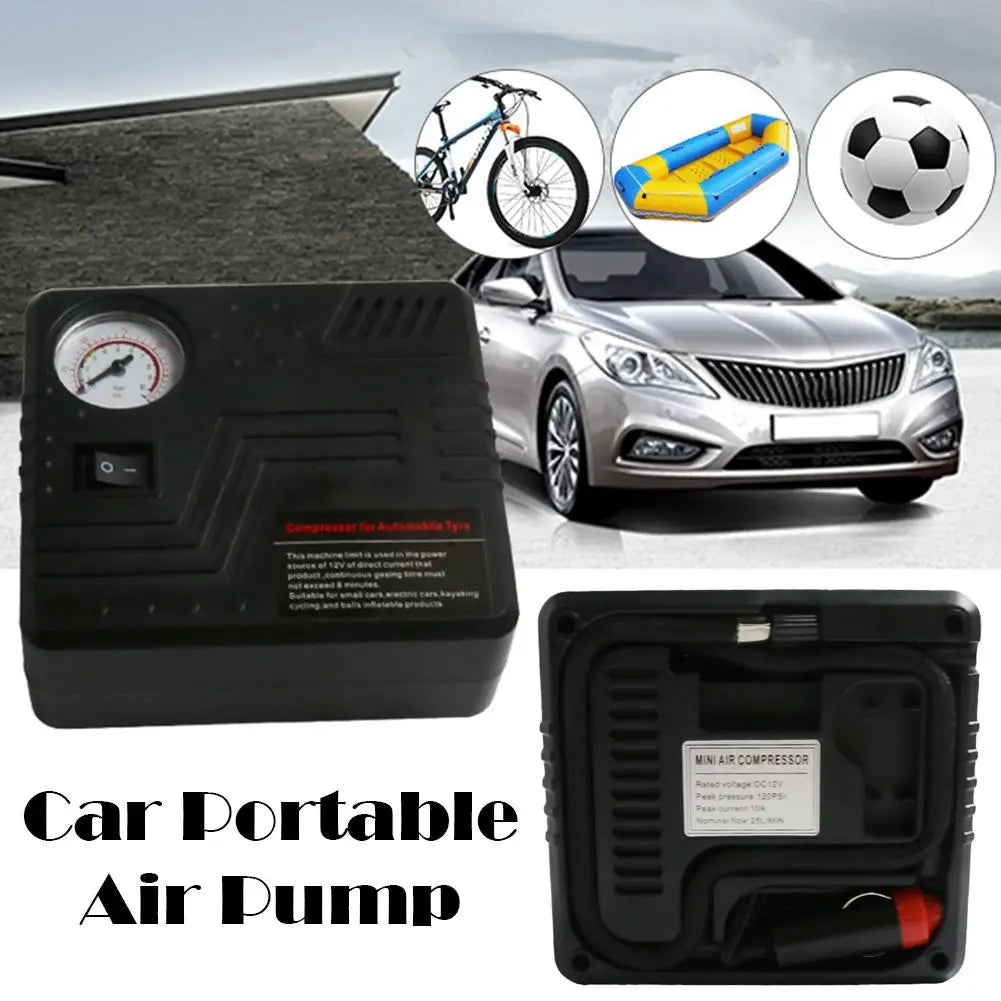 Tire Inflator Air Compressor 12V Portable Air Compressor Car Accessories